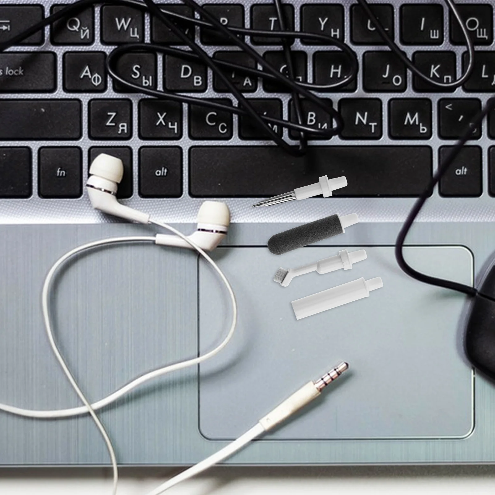 

Ручка для чистки наушников, портативный многофункциональный набор кистей, очиститель для мусора, чехол для хранения, набор инструментов для обслуживания наушников