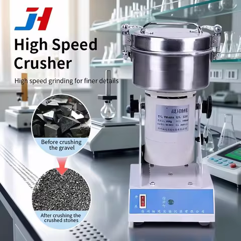 JH New Version High Speed Multi-purpose Crusher (Plastic, Mineral, Soil, Herbal Plant) &amp; Laboratory Universal Smashing Machines