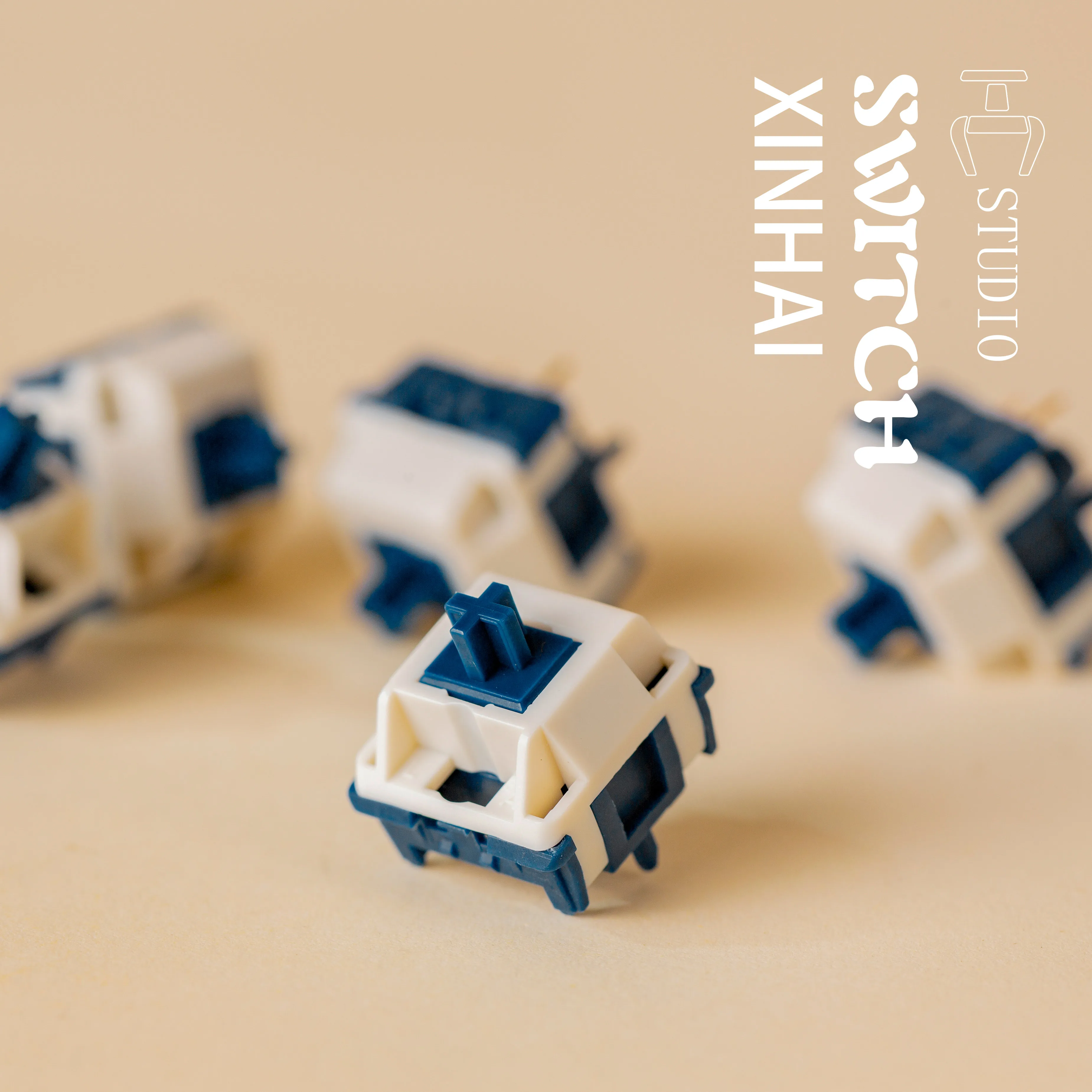 

HC Studio Xinhai Switch Линейный переключатель давления света Механическая клавиатура DIY Переключатель 5-контактный стержень из помпона Заводская смазка 37 г Переключатель 57 г