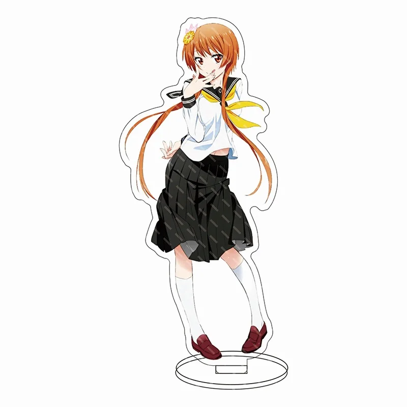 سلسلة مفاتيح من الأكريليك من Anime Nisekoi مجموعة ملابس غير رسمية وديكورات الطاولة والمقتنيات وهدايا الأصدقاء