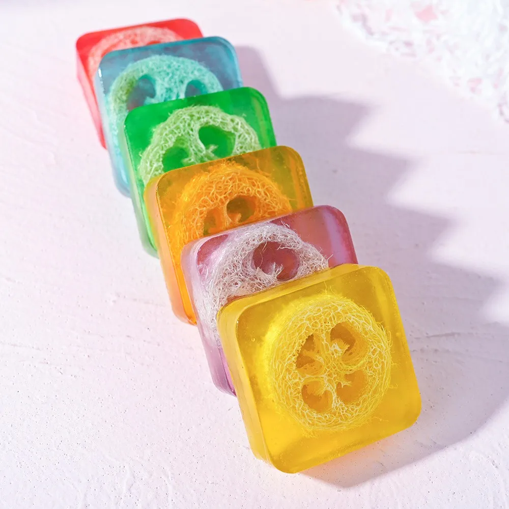 ليفة ملح البحر للتنظيف العميق، صابون الزيوت العطرية، رغوة غنية ورقيقة، سهلة الغسل، صابون صيفي منعش #4