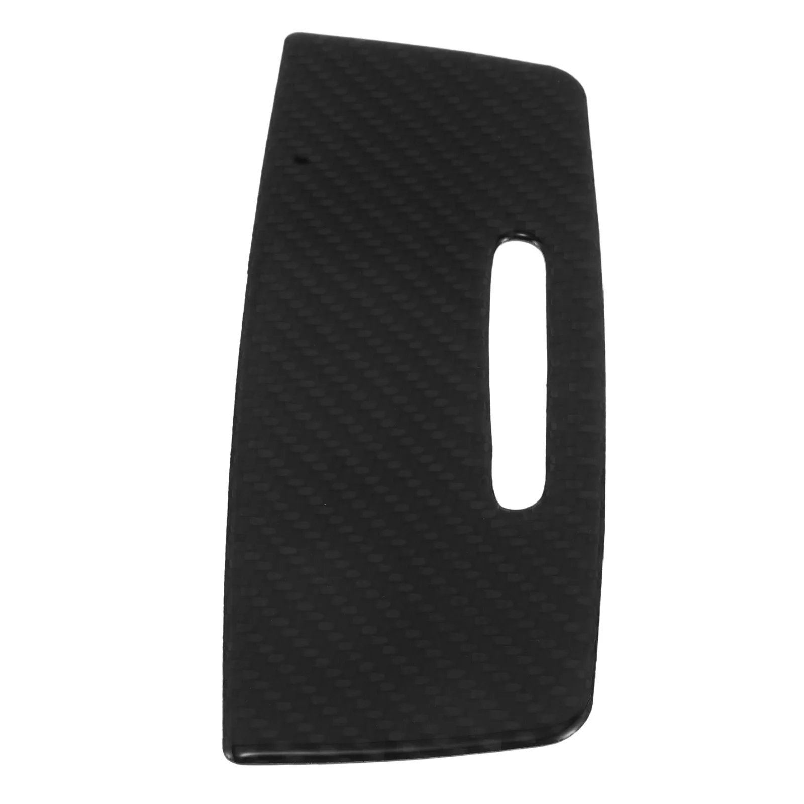 

Interior Decorative Cover Carbon Fiber Accessories Auto Panel Dashboard Trim Storage Black