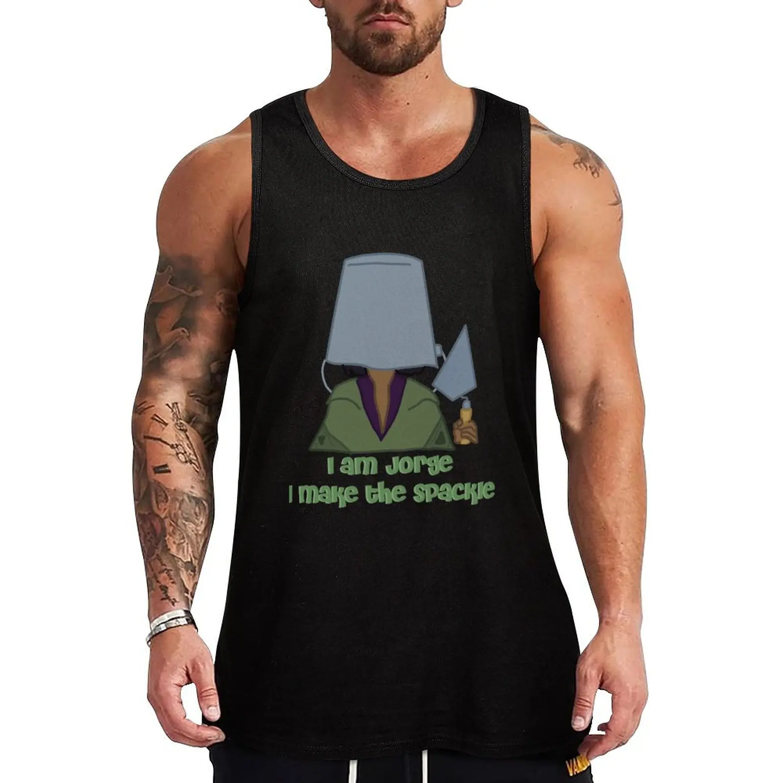 Jorge and his spackle Tank Top summer 2024 summer clothes men 2024 sleeveless Men's t-shirts