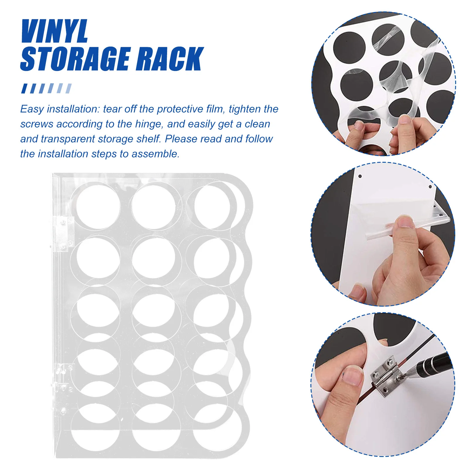 

15-Holes Vinyl Storage Sturdy Organizer For Craft Room Wrapping Roll Holder 15-Holes Vinyl Rack Paper Display Stand Craft Roll