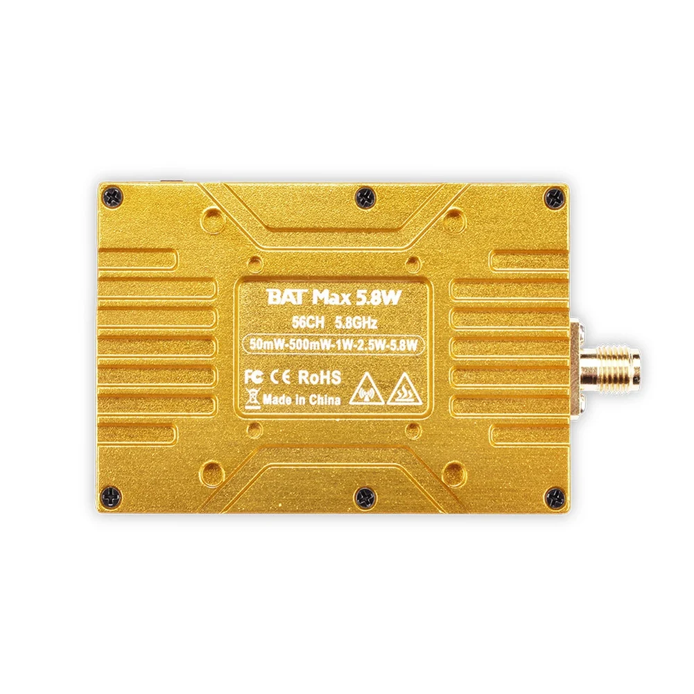 B49B-4.9G 5.8G 6G 5.8W VTX 64CH Nadajnik Wideo Audio NTSC/PAL Do Dronów FPV Dalekiego Zasięgu Samolotów RC