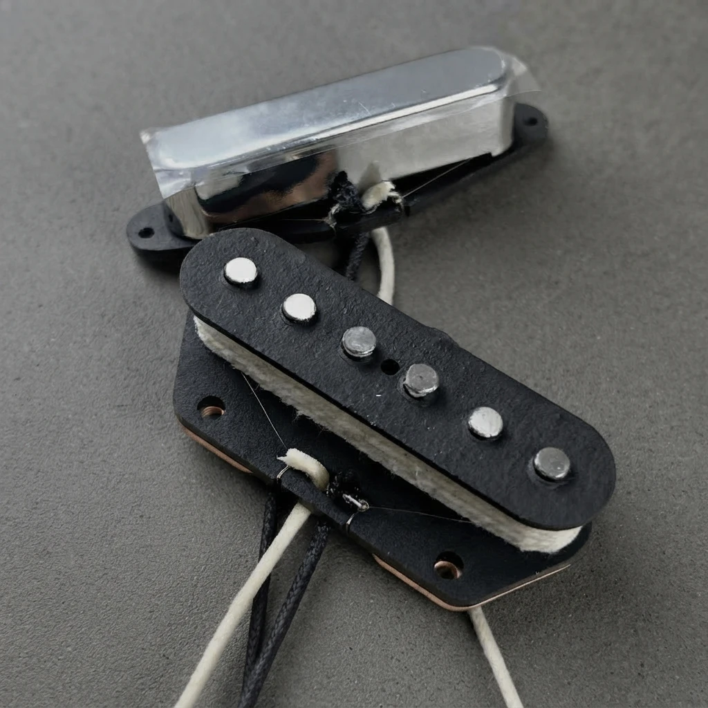 High Output Low Noise TL Pickups, 1960s Vintage, Alnico 5, Single Coil or Double Coil, Retro Tone, Mounting Screws Included