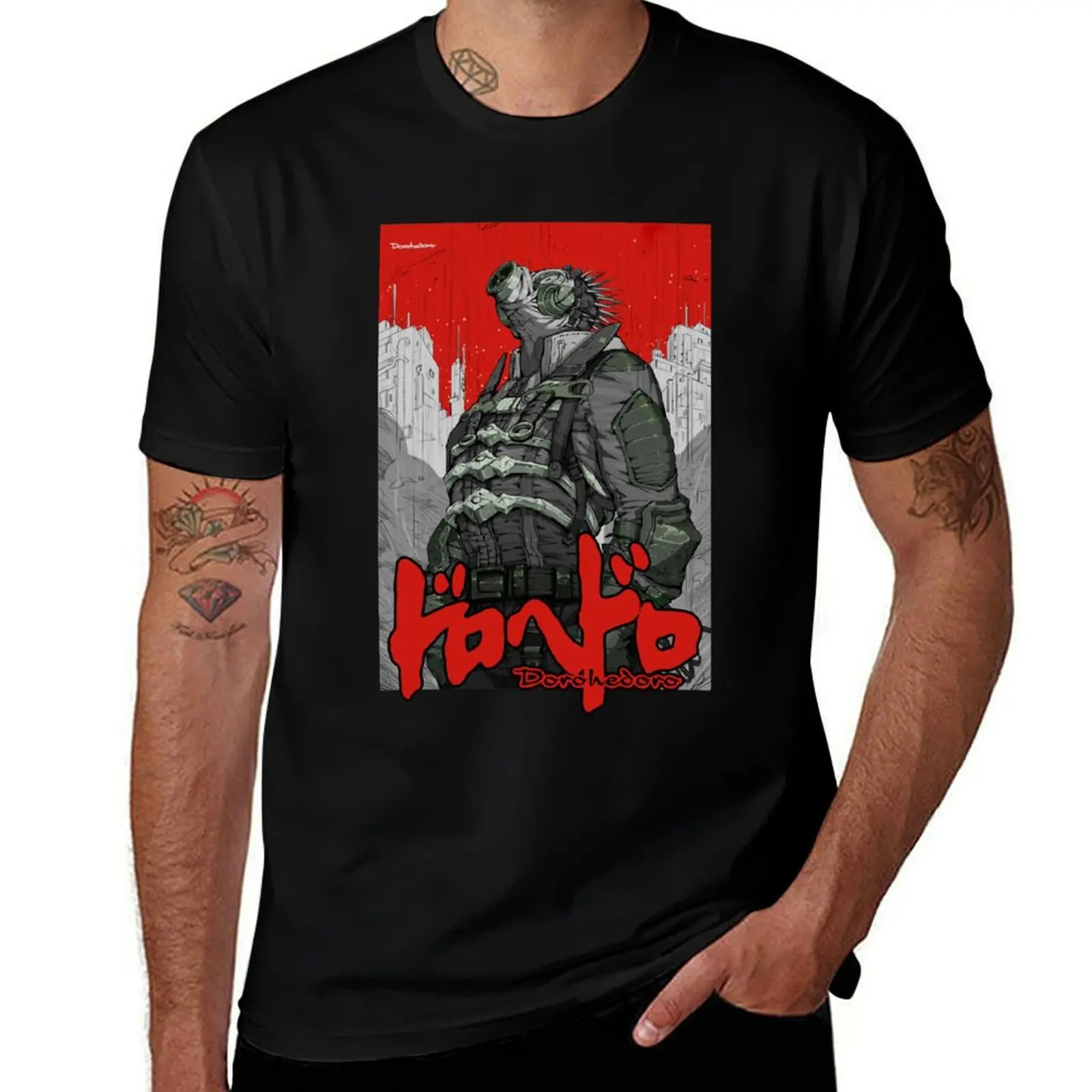 Dorohedoro Kaiman Q T-Shirt Urban Style Print T-Shirt