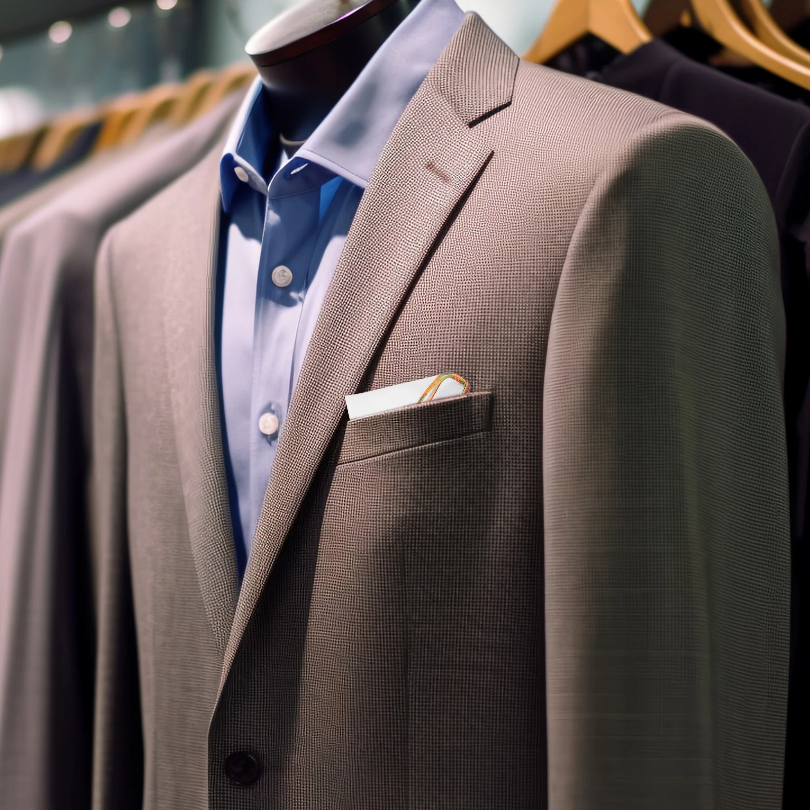 Рисунок 3 - Квадратный белый деловой костюм