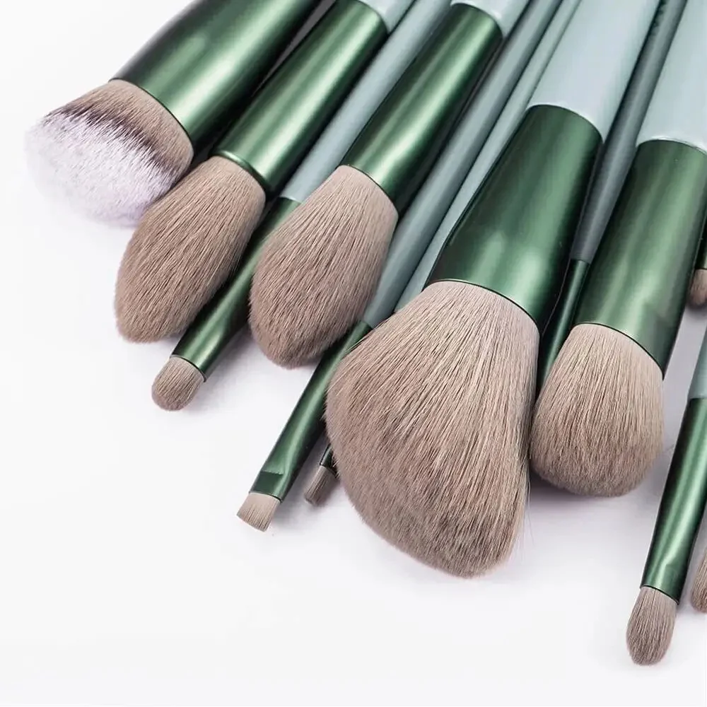 13-20 قطعة مجموعة فرش الماكياج قسط لينة رقيق التجميل الأساس مسحوق عينيه كابوكي مزج يشكلون فرشاة أدوات التجميل #3