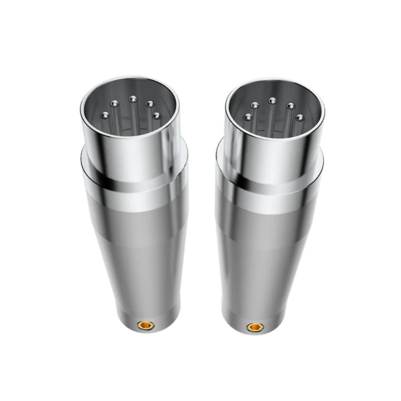 -MEOF ND05R DIN5 banhado a ródio com travamento MIDI de 5 pinos NAIM Conector de áudio e quádruplo Switchcraft 05CL5M