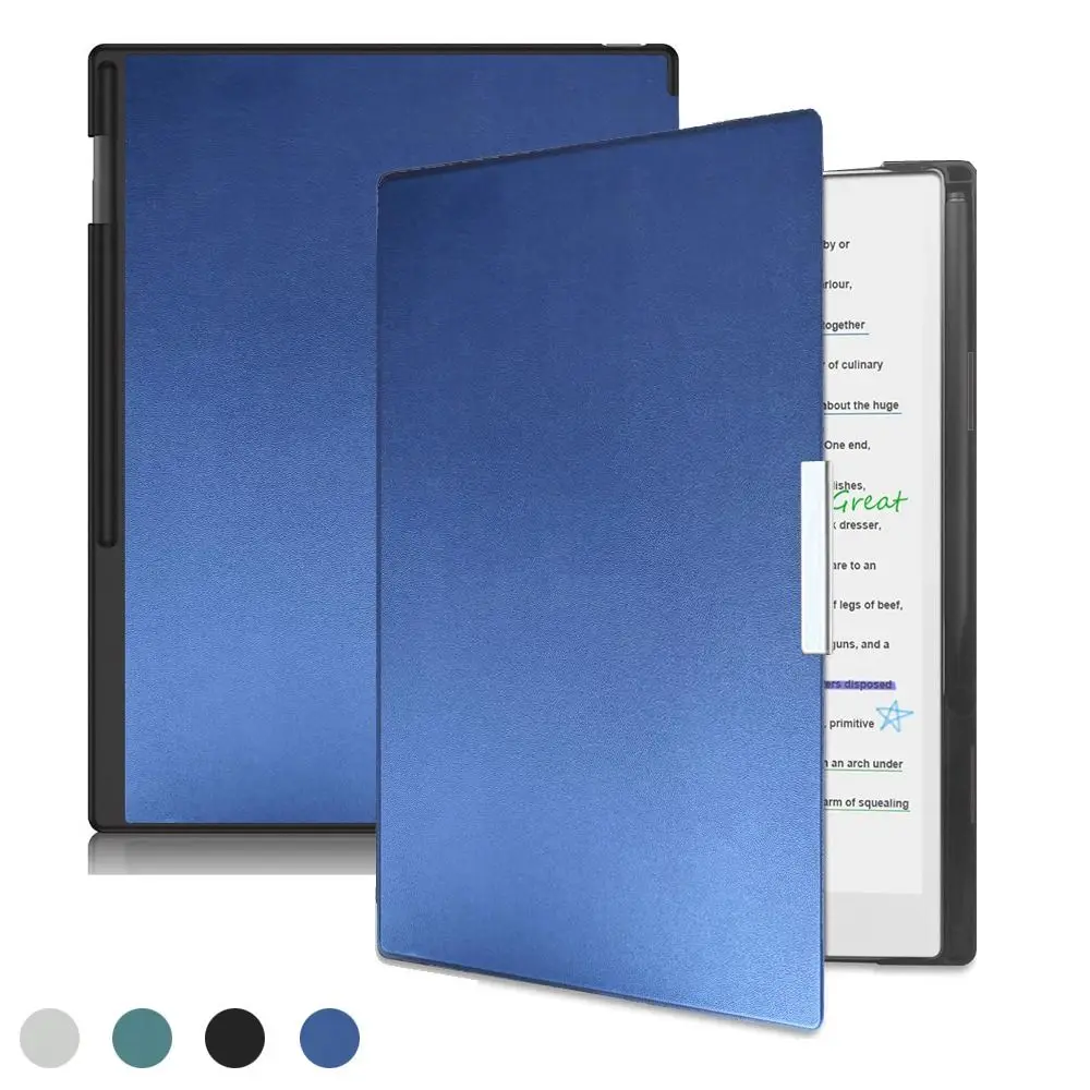 Leather Protective Case Auto Sleep/Wake with Pencil Holder Folio Shell Anti Scratch for Remarkable Paper Pro 11.8 inch 2024