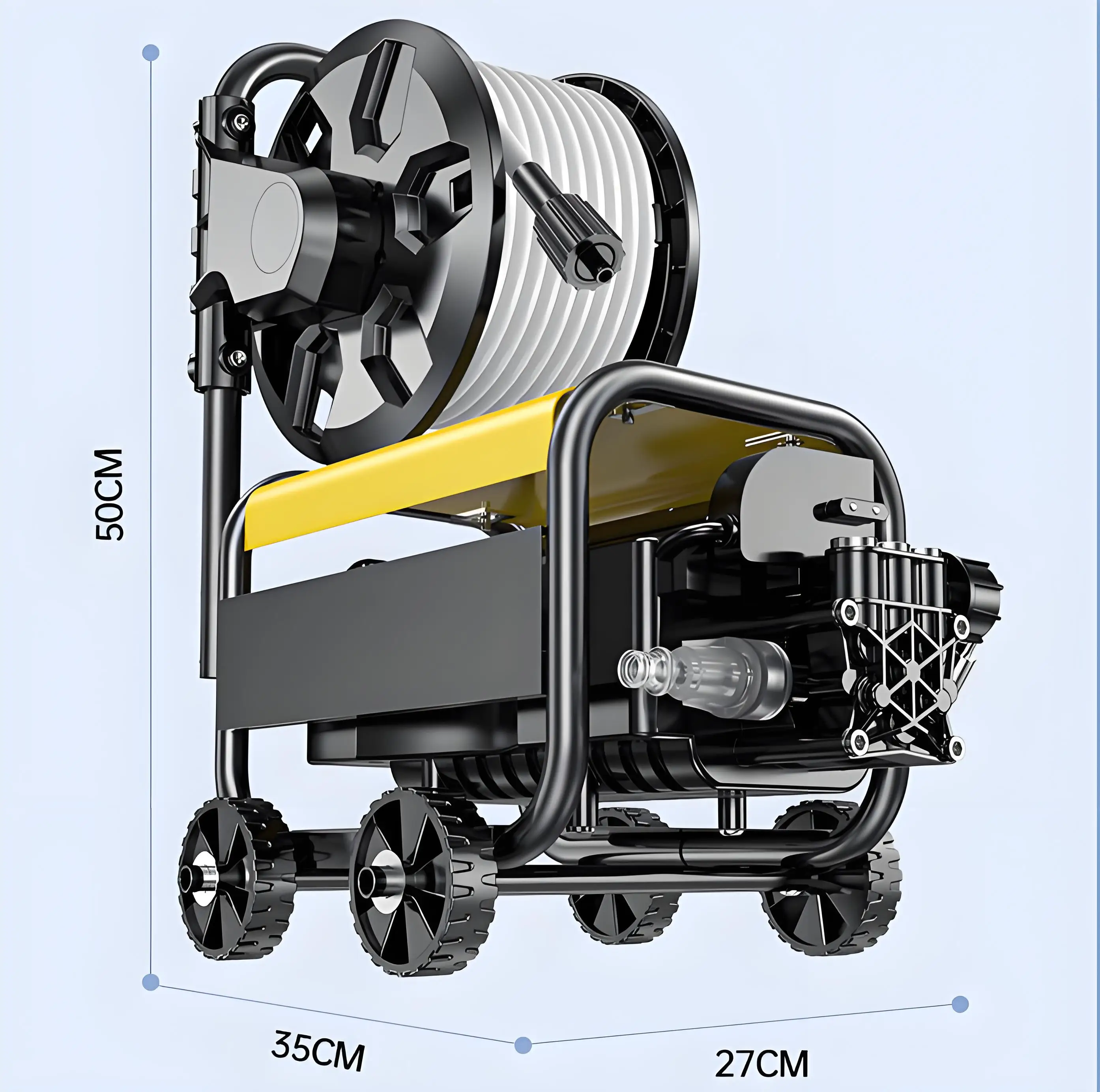 High-Pressure Cleaning Machine 200bar Fast Water Discharge for Car Floor Yard Washing Essential Tool for Home Cleaning