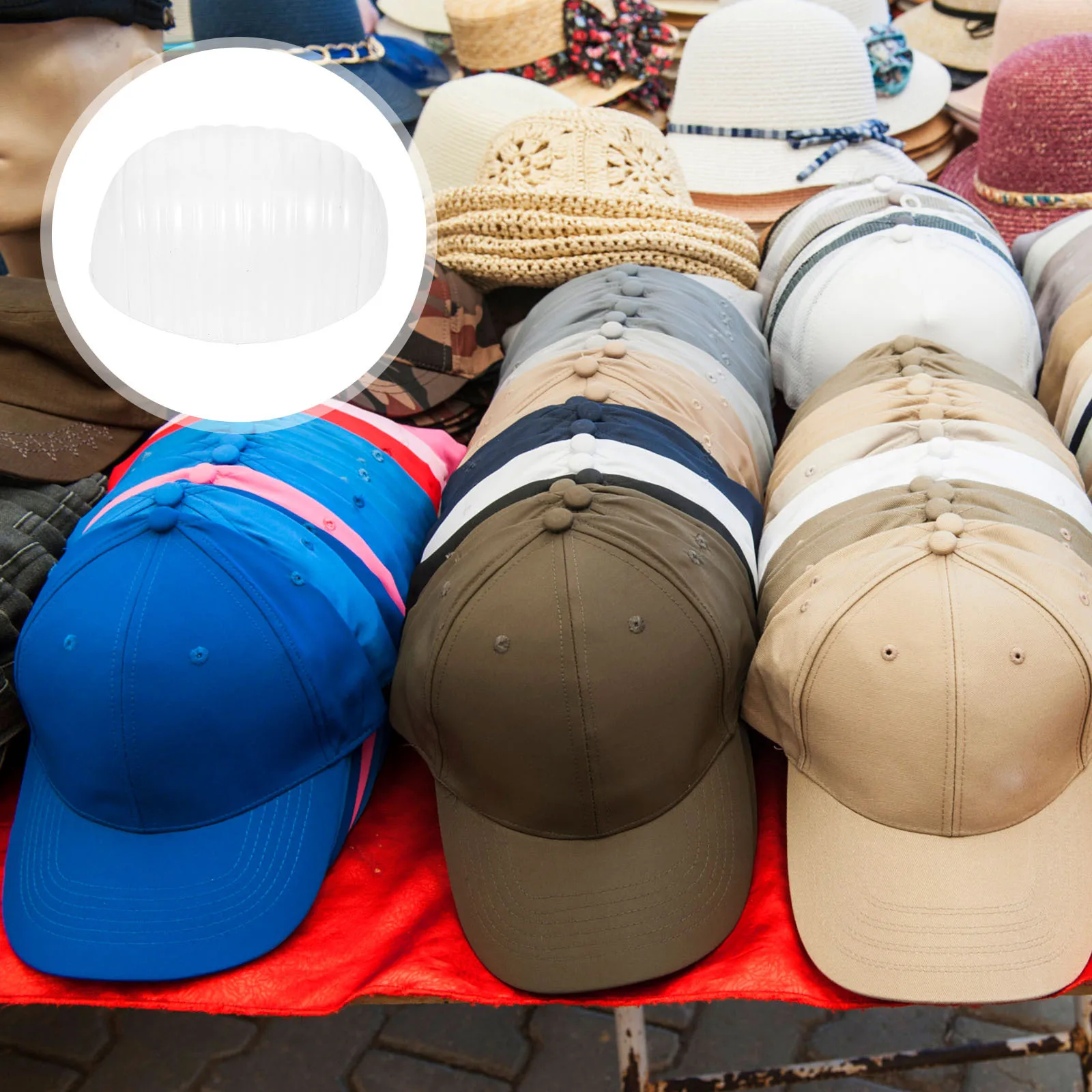 

20Pcs Universal Caps Inner Supports Sturdy Baseball Caps Holders Protect Maintain Shape Lightweight Portable Storage