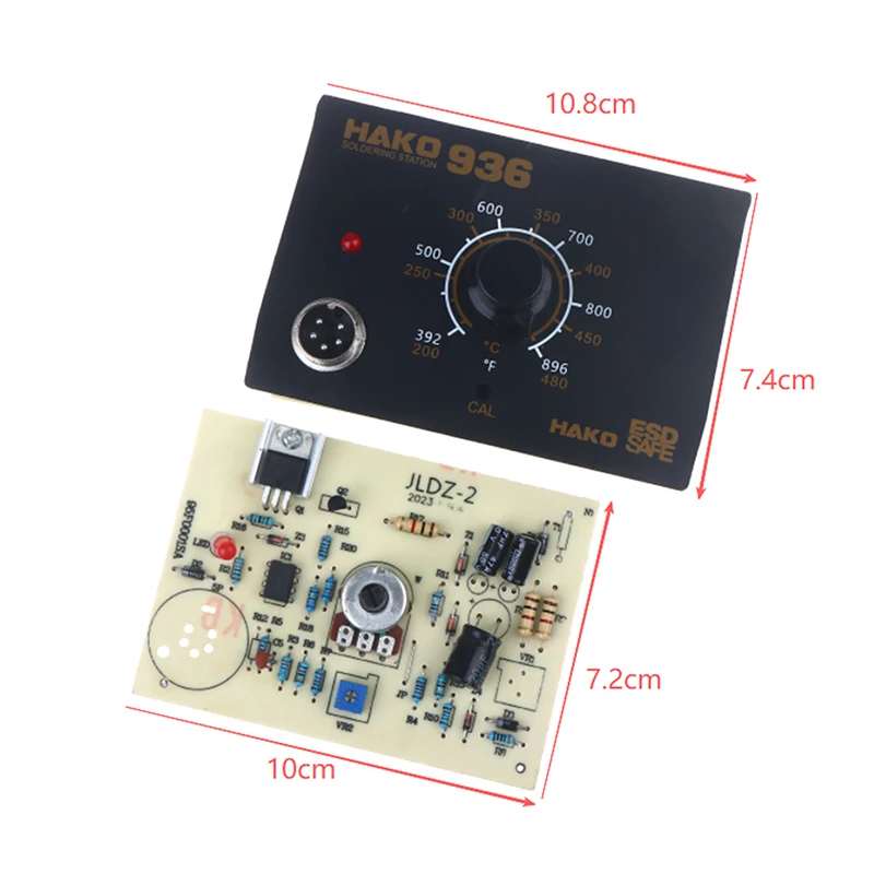 Placa de Circuito de Estación de Soldadura Eléctrica 936, Placa de Control de Temperatura Ajustable, 5 Orificios, 5 Pines, Núcleo A1321