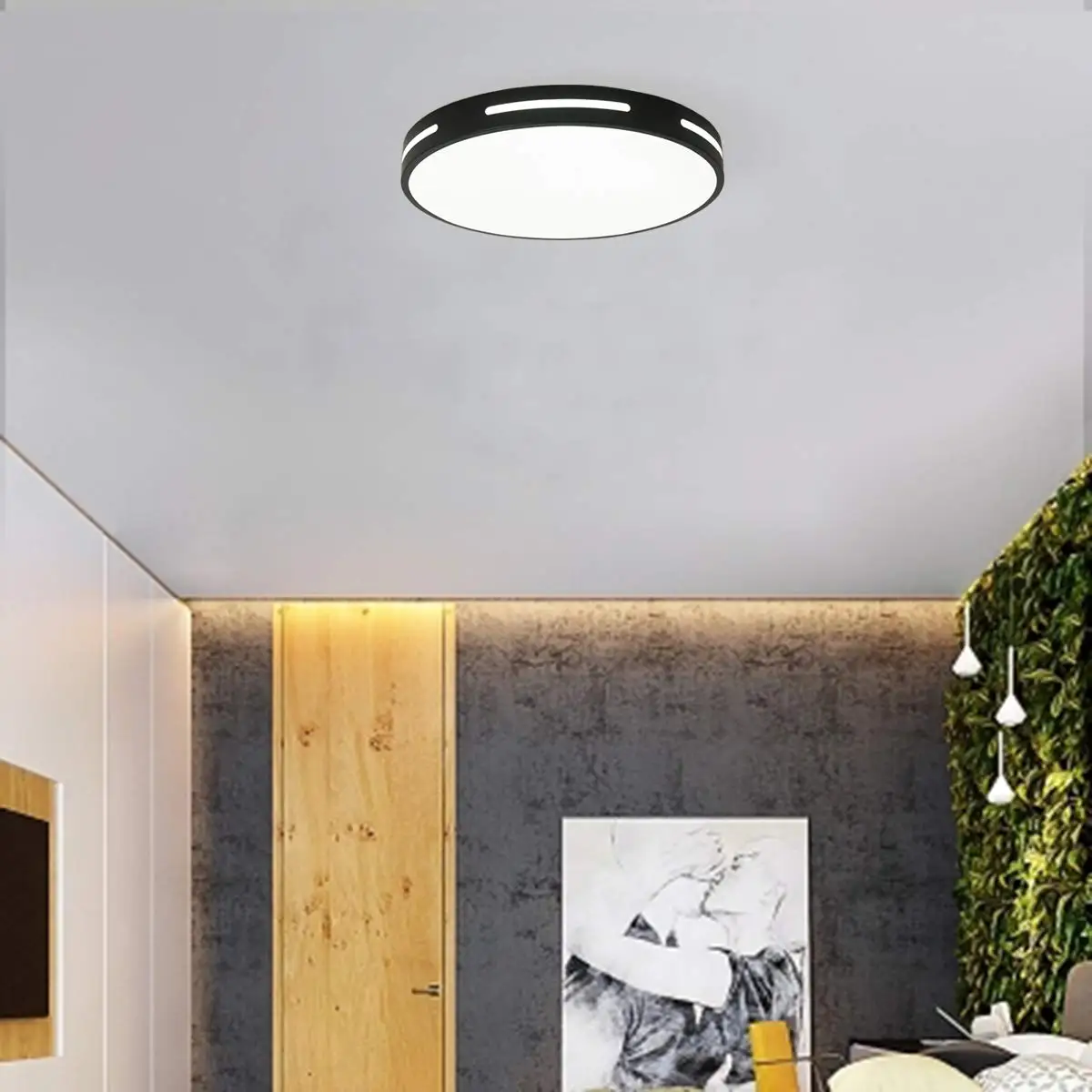 

18W 9-Inch LED Ceiling Lights, Recessed Light Round Hollow, 6500K Cool White Ceiling Light for Dining Room Hallway Room Kitchen