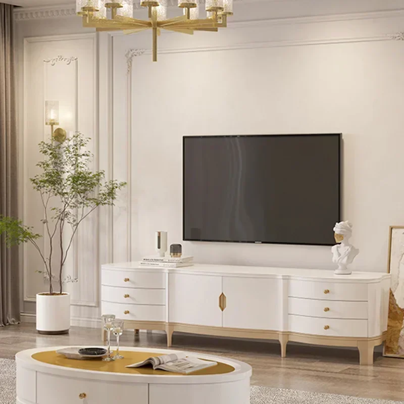 Display Gold Leg Tv Cabinet Floor Beauty Floor Board Tv Cabinet Luxury Doors Muebles Salon Show Muebles Living Room Furniture