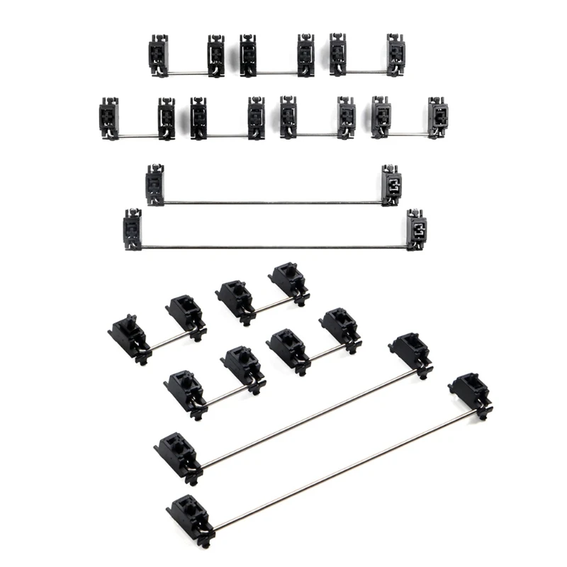 for Mechanical Keyboard Cherry Stabilizers Satellite 7u 6.25u 2u Black Dropship