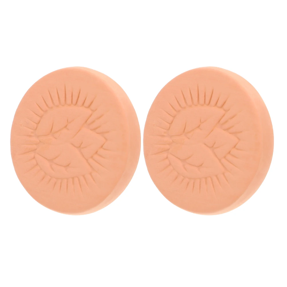 

2pcs Brown Sugar Keeper Reusable Terracotta Clay Disc Softener for Jars Containers Food Storage Solution Sugar Saver Softening