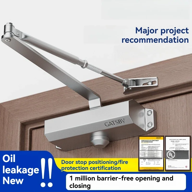 Door Closer, Hydraulic Buffer, Automatic Door Closing, Fire Protection Door, Door Closer Positioning