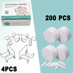 4Pcs/box Dental Cotton Roll Holder Clip Orthodontic Stainless Steel Tool Clinic Ortho Lab Supplies Cotton Holder Products