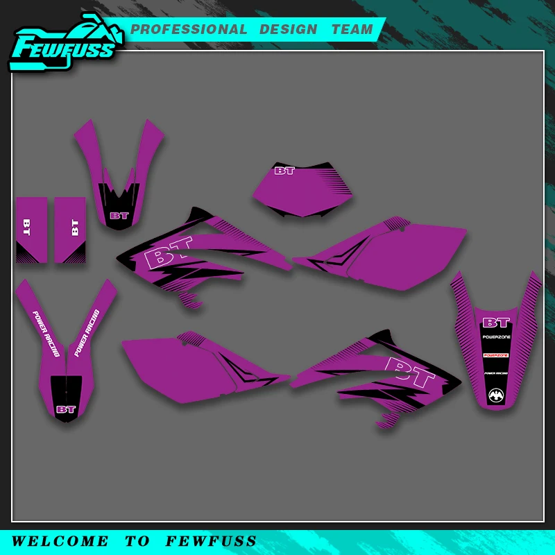 Fewfuss دراجة نارية الرسومات الشارات ملصقات ل Beta RR 50 2006 2007 2008 2009 2010 رقم اسم خلفية مخصصة #1