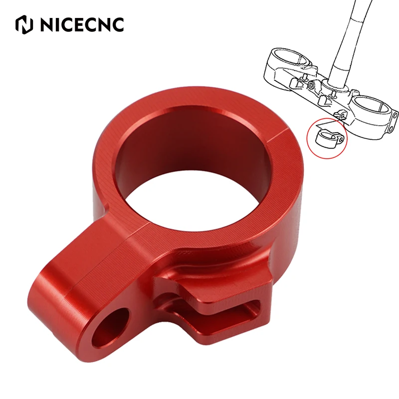 CNC Brake Line Cable Clamp Holder For Honda CR125R CR250R 1989-2007 CRF150R 150RB 2007-2022 CRF250R 250RX CRF450R 450X 2005-2008