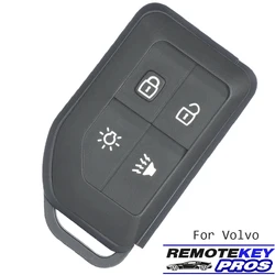 DIYKEY 4 Buttons Remote Car Key Case Shell Housing for Volvo FM FH16 Truck Replacement Remote Control Case Fob