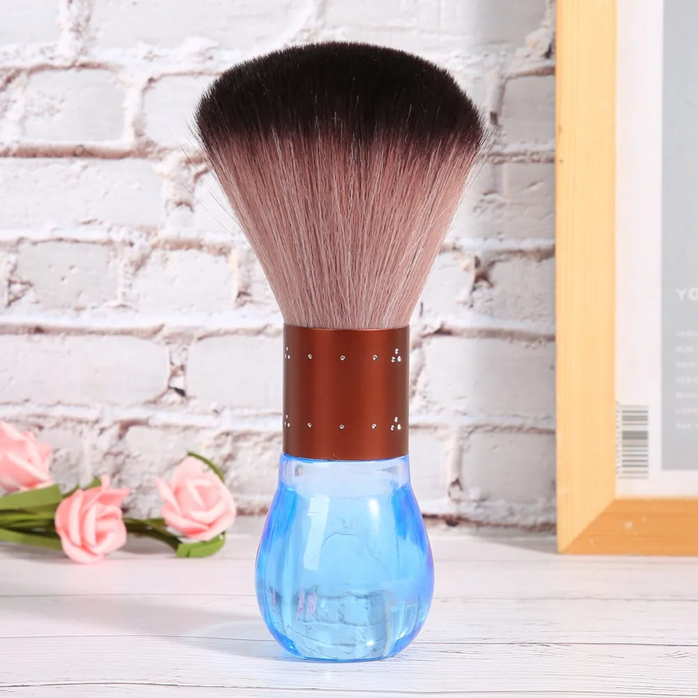 Soft Fiber Hair Dust Cleaning Brush Portable Professional Hair Sweeping Brush Reusable Efficient Neck Hair Removal Brush