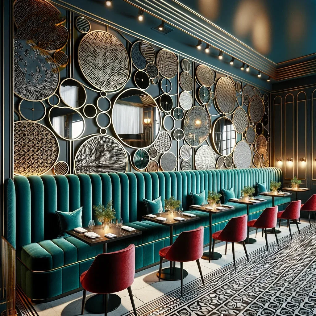 

hit productLight Luxury Foshan Round Marble Restaurant Table Stool Chair High Back Green Straight Restaurant Booth Sofa for 6 Pe