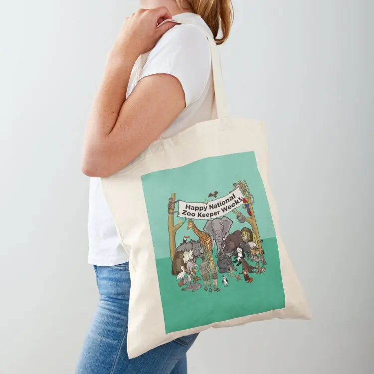 Happy National Zoo Keeper Week Tote Bag