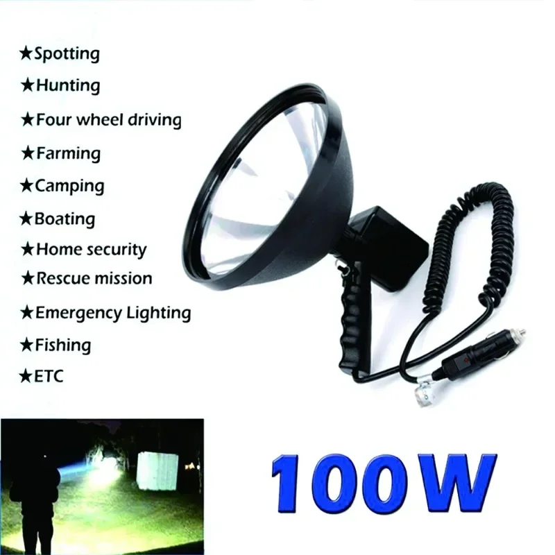 الأثاث للخارجية مصابيح الصيد المحمولة قوية طويلة المدى مصباح يدوي مقاوم للماء التخييم الصيد الإضاءة المحمولة