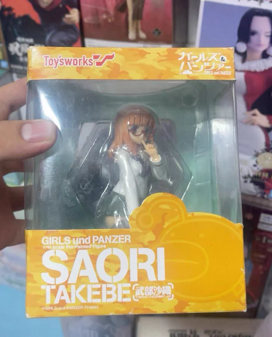 

Оригинальная новая аниме-фигурка Chara-Ani 1/10 Саори Такебэ из Girls und Panzer, модель-статуэтка, игрушка, подарок