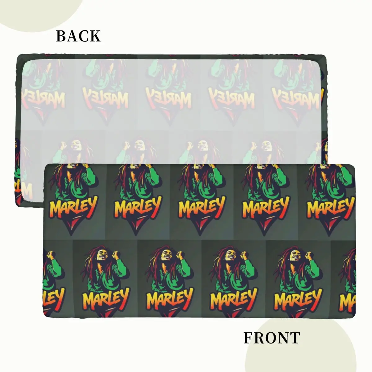 Bob Marley Reggae Customized Rectangular Tablecloth Waterproof Table Cover for Festival Party Decorations Table Cloth