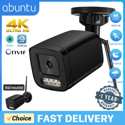 ABUNTU 8MP 4K IP Camera Metal Audio Outdoor Wifi Surveillance Camera 5X Digital Zoom IR Night Vision Security Camera ICSEE XMeye
