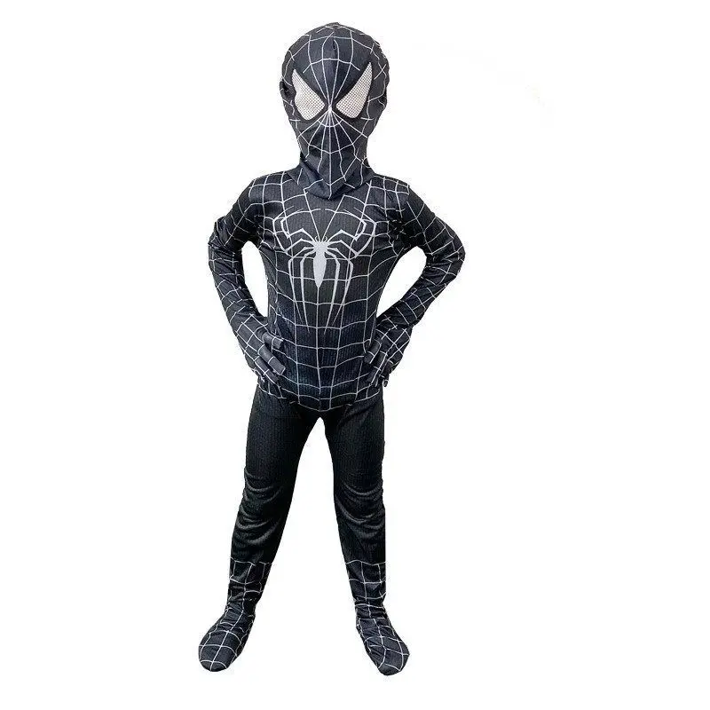 بدلة قفز للأطفال من Loween Hero Journey Vm Iron Miles بدلة رائعة من الفولاذ المكونة من قطعة واحدة ملابس ضيقة للأطفال