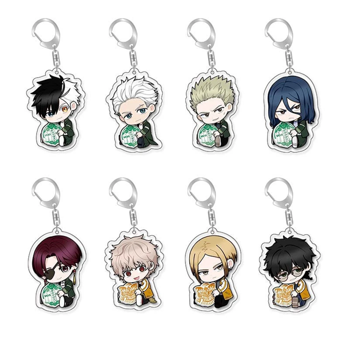 Anime GOODS Acrylic Keychain cute y2k wind chime keychain for bag keys car key bag backpack collection display accessories