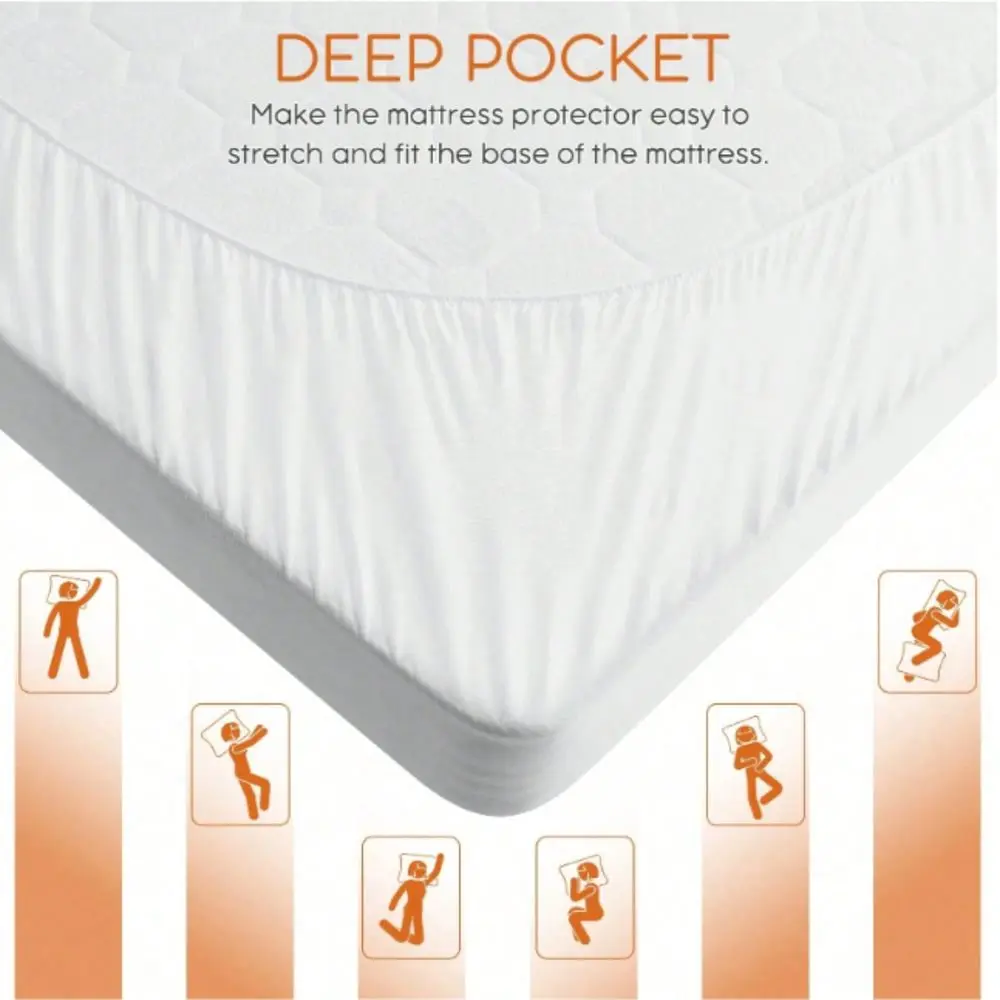 

Quilted Mattress Pad UltraFluffy Soft Topper With Breathable Fabric, Machine Washable, Foldable, 810cm Thick, Ideal For Home An