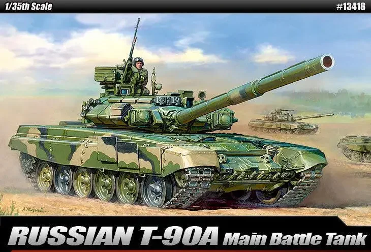 

Academy Hobby 13418 1/35 Комплект модели главного боевого танка T-90A Russian Ground Force