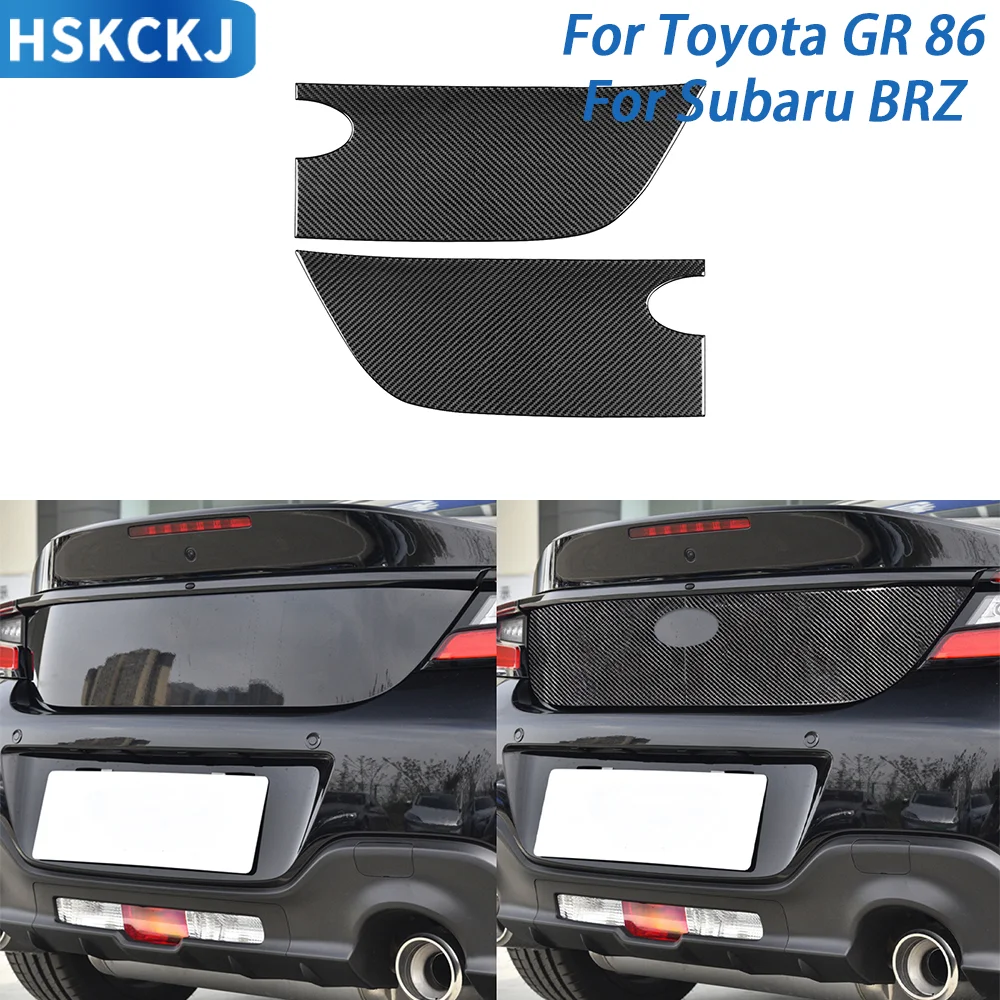 

Для Toyota GR 86 для Subaru BRZ 2020 + внутренняя наклейка из настоящего углеродного волокна, крышка для автомобильной тропы, декоративные аксессуары