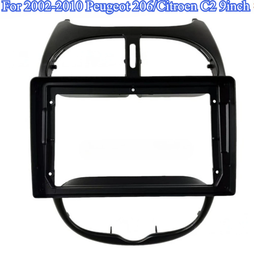 

9''For 2002-2010 Peugeot 206/Citroen C2 Fit Car Radio Android MP5 Stereo Player 2Din Head Unit Panel Big Screen Frame Practical