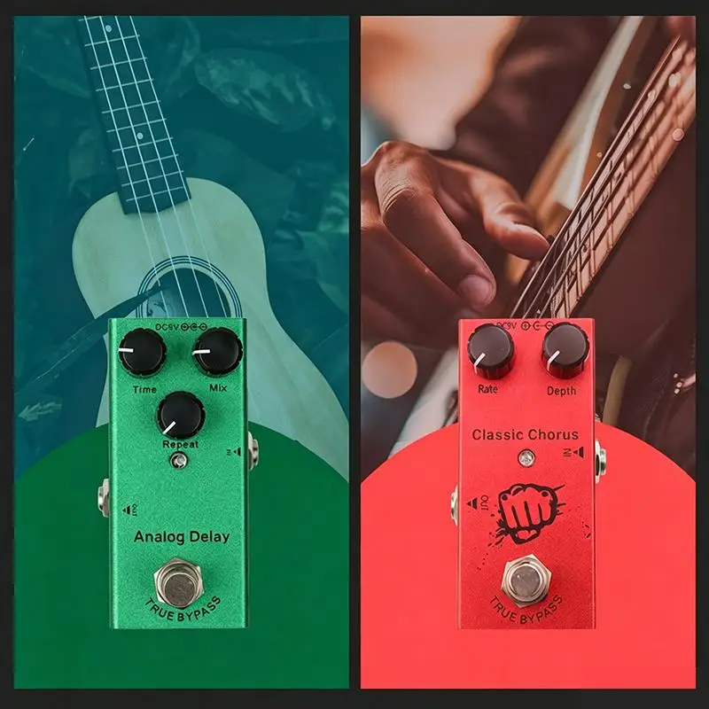 New Guitar Stompbox Essential Series: Vintage Overdrive US Dream Classic Chorus Tremolo Analog/Digital Delay Ultimate Drive