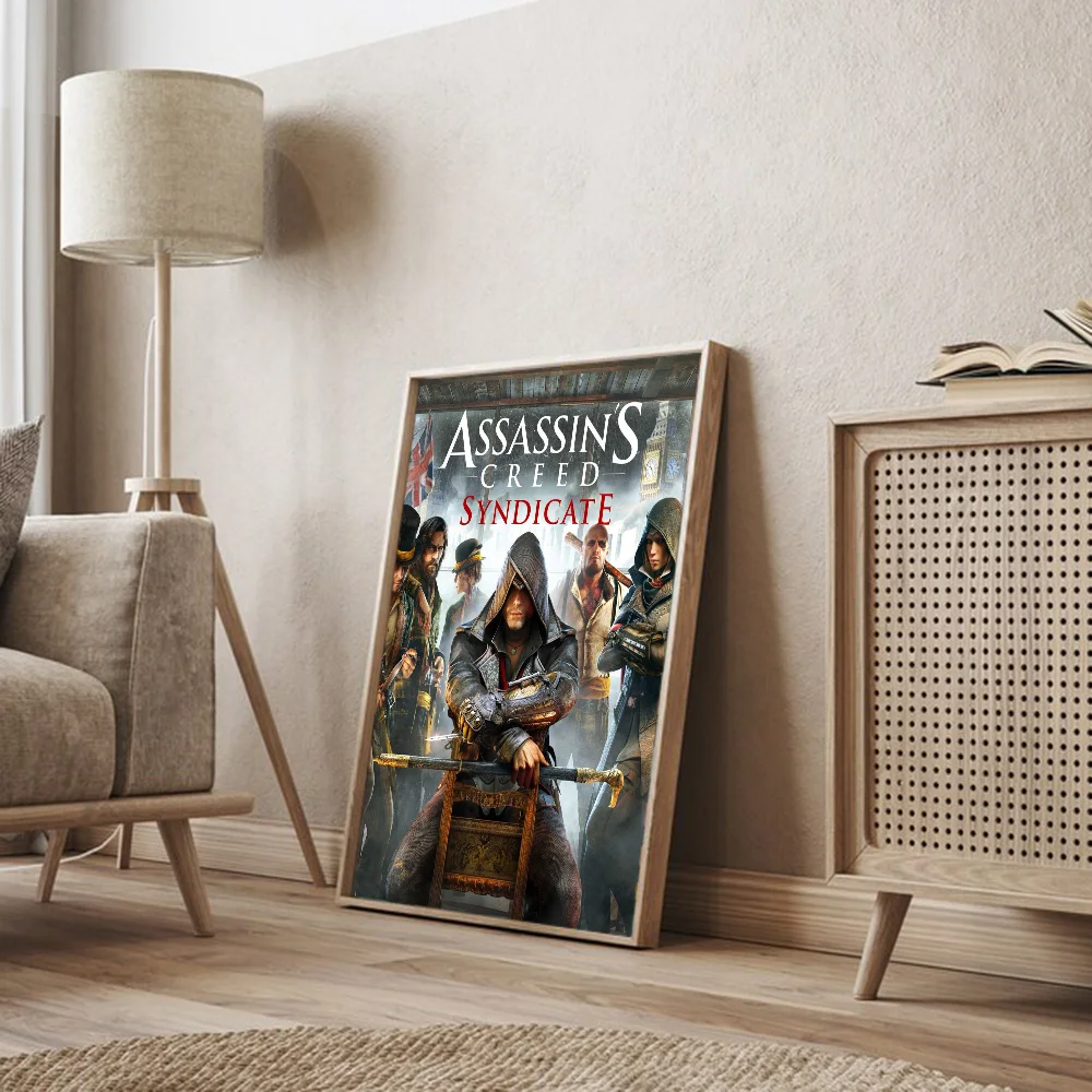 Game Assassin S Creed Anime Posters Sticky Whitepaper Sticker DIY Room Bar Cafe Kawaii Room Decor #3