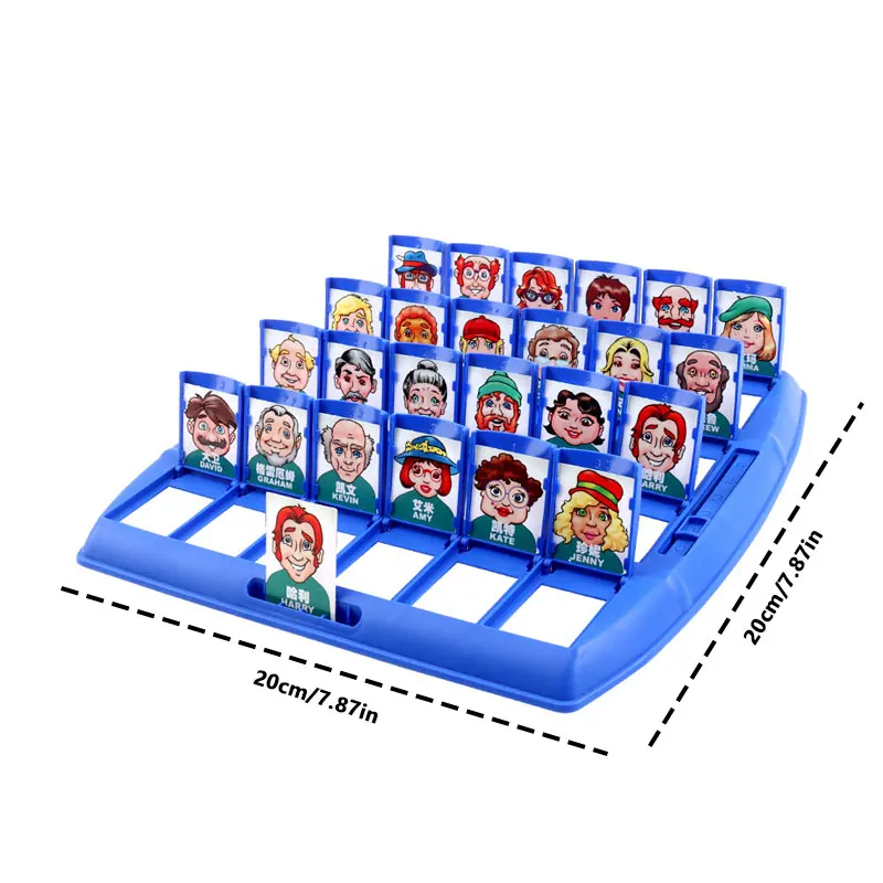 1PC Guess Who I Am Board Games Two Puzzle Logical Thinking Children\'s Toys Parent-child Interactive Games Fun Memory Logic Cards