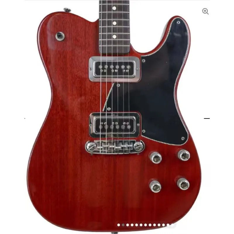 

STLF High-grade mahogany red Semi-Hollow Cabronita Tele Style Electric Guitar Shoreline Gold Finish
