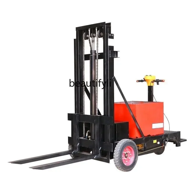 

Station Driving Electric Forklift Small Handling Trucks Hydraulic Lifting Stacker