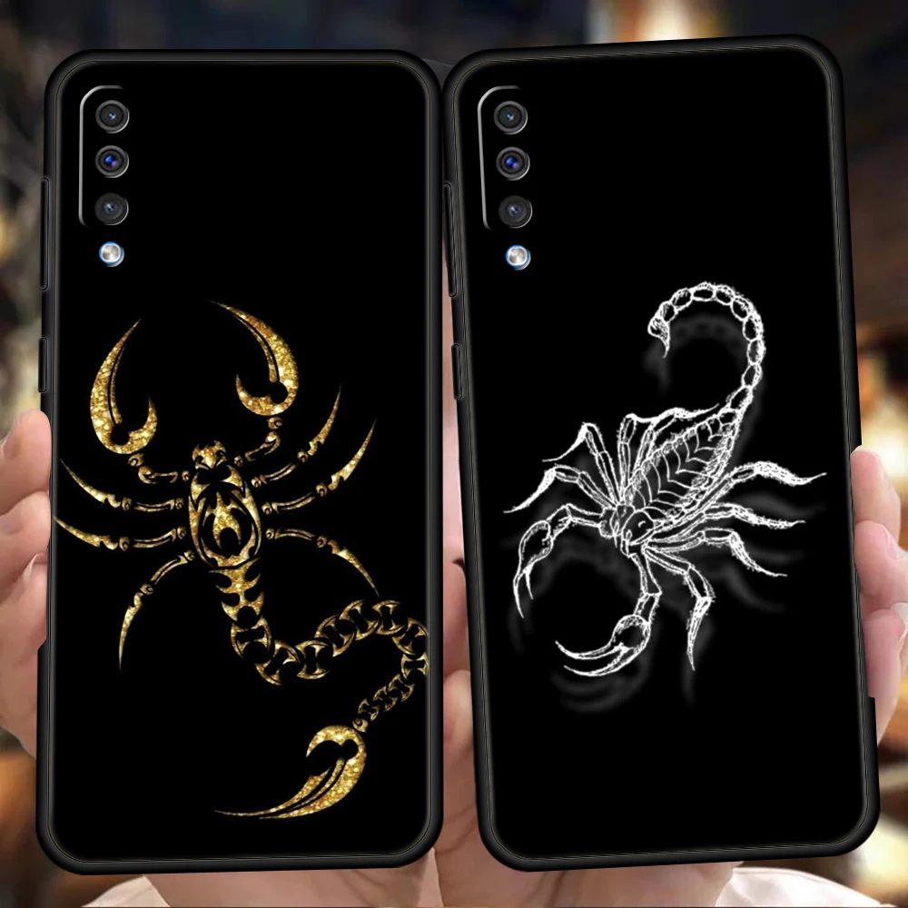 Cartoon Scorpion Phone Case for Samsung Galaxy A24 A13 A53 A73 A33 A22 A12 A02 A03 A05 A70 A50 A10 A20 5G Silicone Shell Fundas