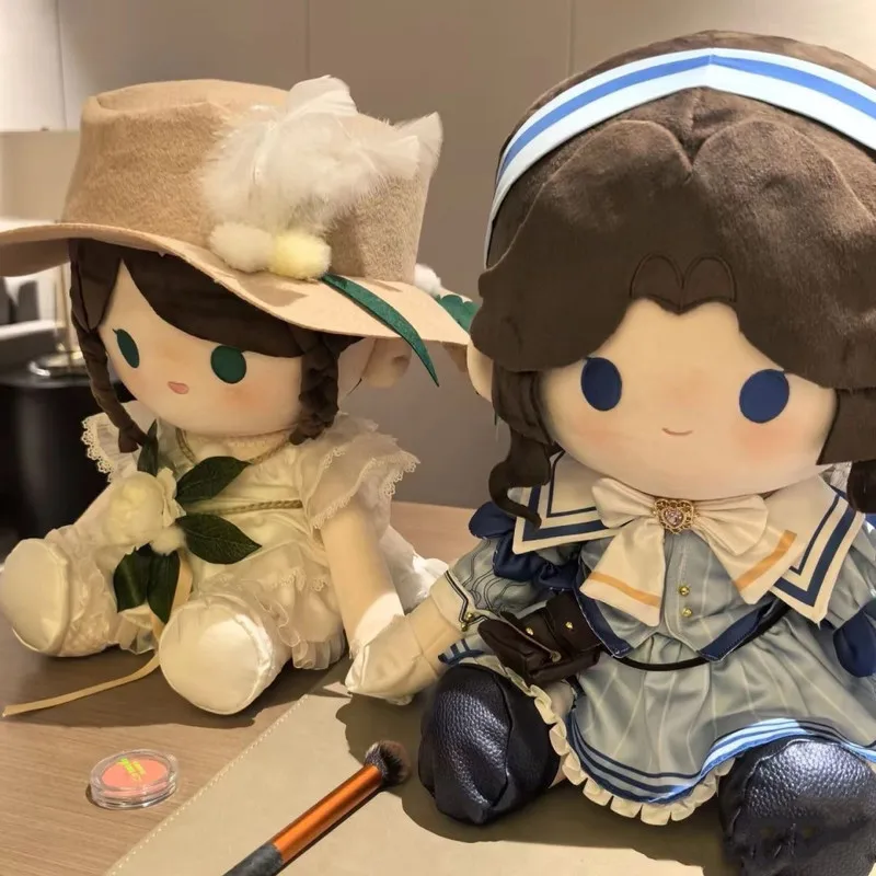 

40-сантиметровая плюшевая кукла Identity V Доктор-Садовник с цветами, 40-сантиметровая хлопковая кукла, игровой аксессуар, со сменной одеждой, подарок для фанатов