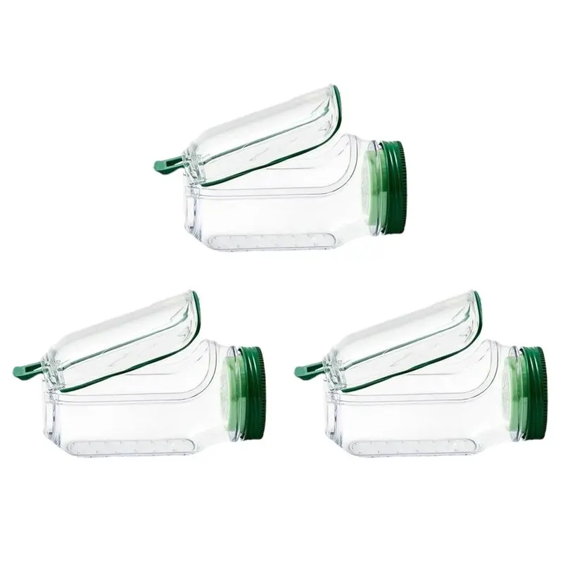 

ABVT-3Pcs Salad Pod Jar-Side Open, Microwave/Dishwasher Freezer Safe For Meal Prep& Travel