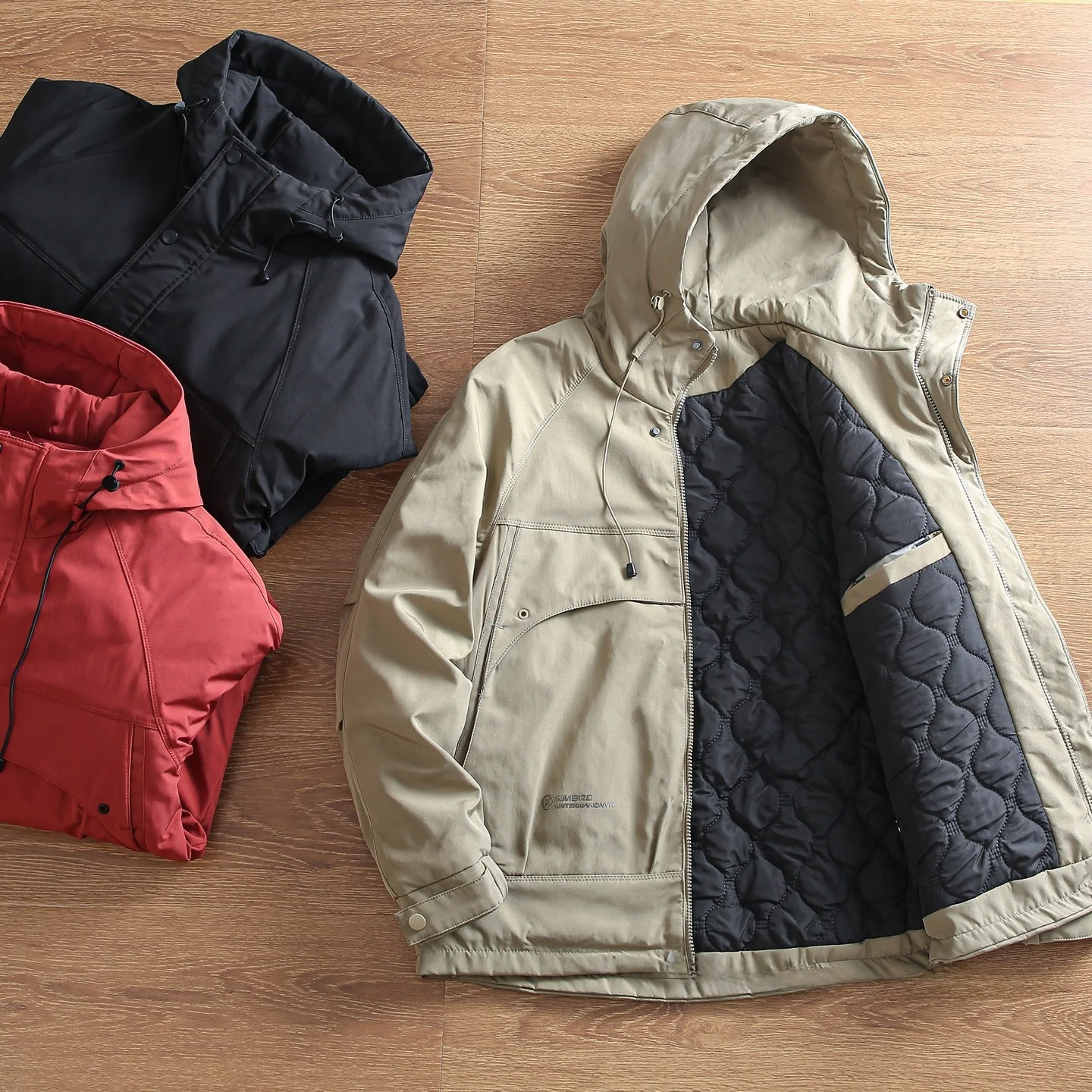 

Мужская зимняя утепленная хлопковая куртка, ветрозащитная, водонепроницаемая, теплая, повседневная, с капюшоном, рабочая одежда, модная, с длинными рукавами