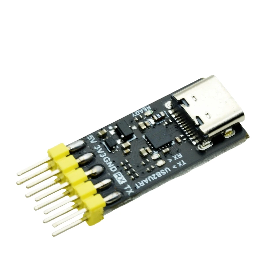 USB-zu-TTL/UART-Serieller Downloader Hochgeschwindigkeits-Asynchroner Serieller Mikrocontroller CH343P-Chip-Modul Typ-C-Schnittstelle – Detail 2